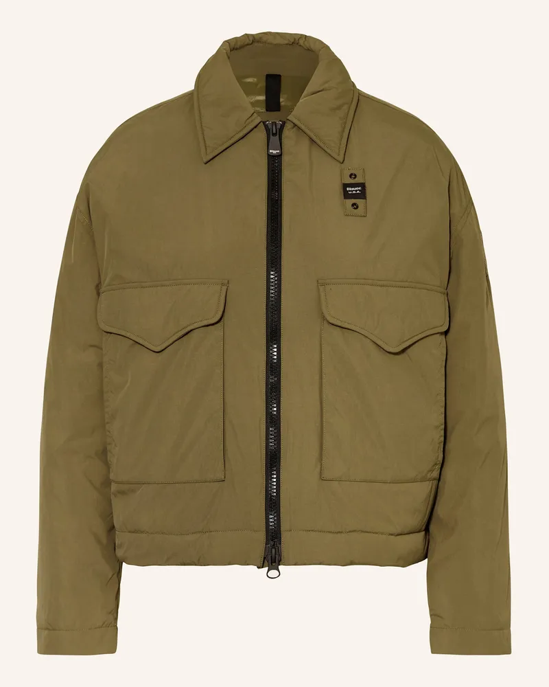 Blauer Blouson Clarence gruen Khaki
