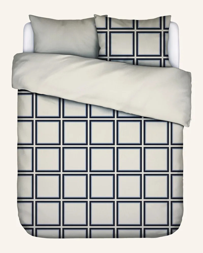 Essenza Bettwäsche Luca Zum Wenden beige Schwarz