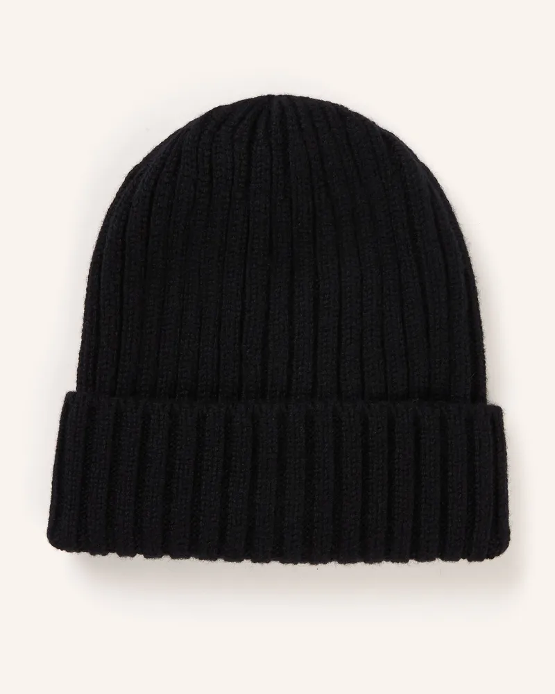 Fedeli Cashmere-Mütze schwarz Schwarz