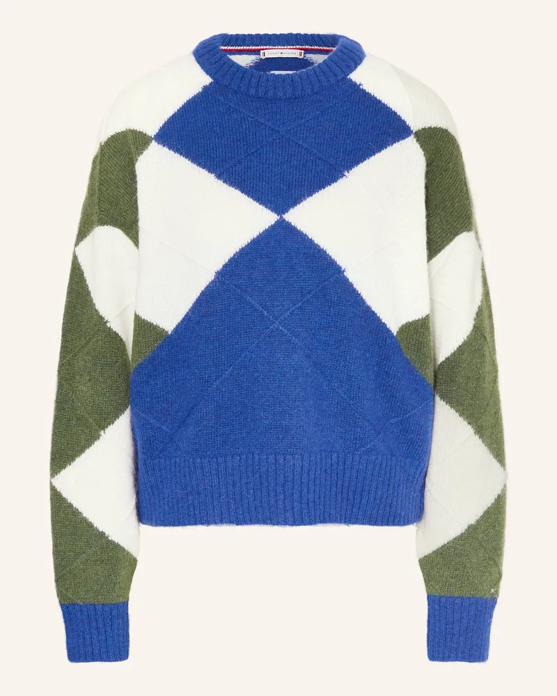 Tommy Hilfiger Pullover mit Alpaka Blau