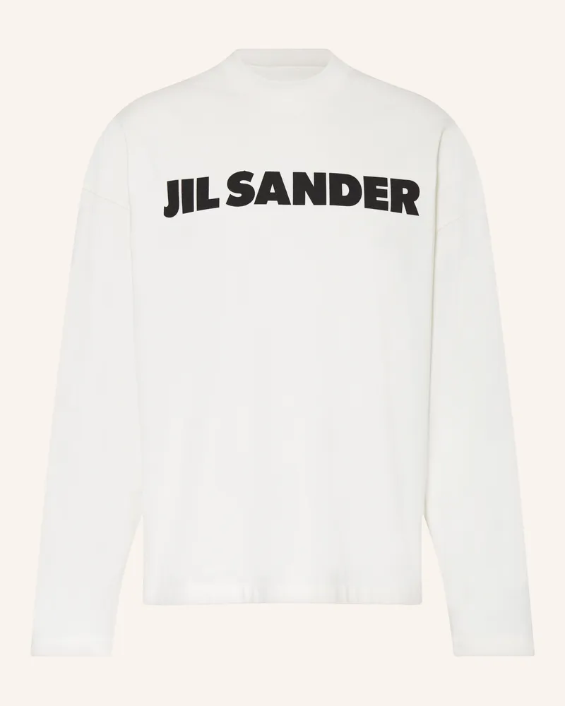 Jil Sander Oversized-Longsleeve Weiss