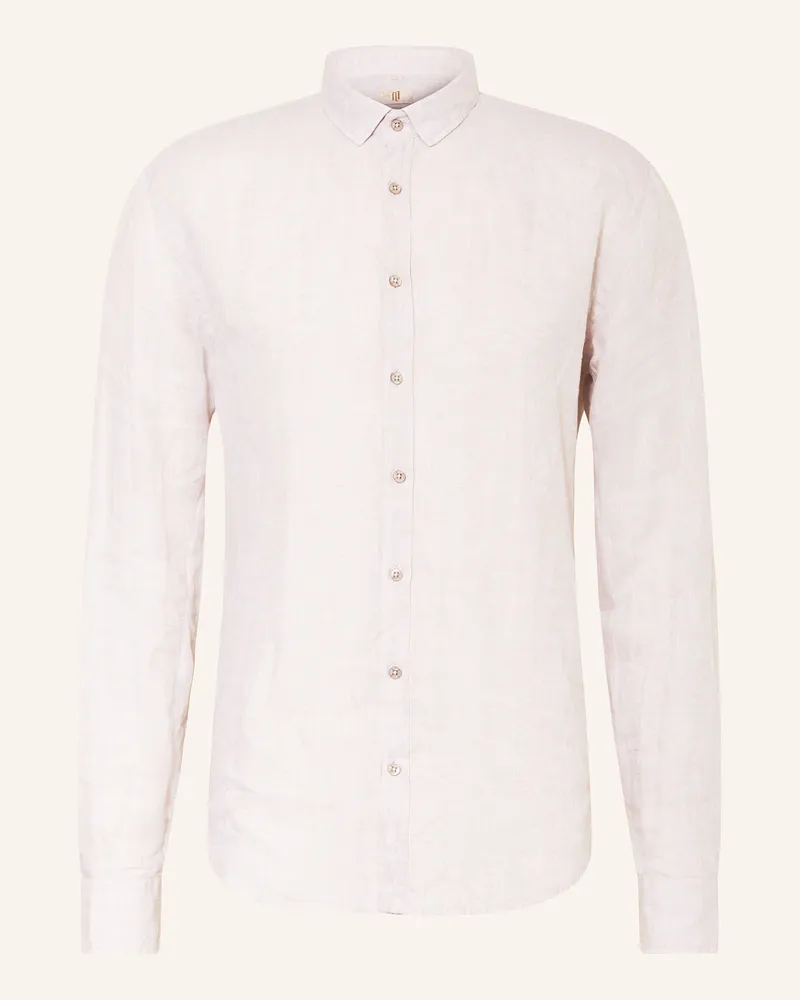 Q1 Leinenhemd Slim Relaxed Fit Beige