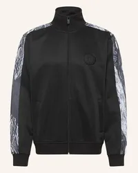 Carlo Colucci Sweatjacke mit Unique Badge DEMELAS Schwarz