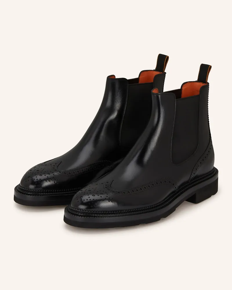 Santoni Chelsea-Boots KALAMABOOT Schwarz
