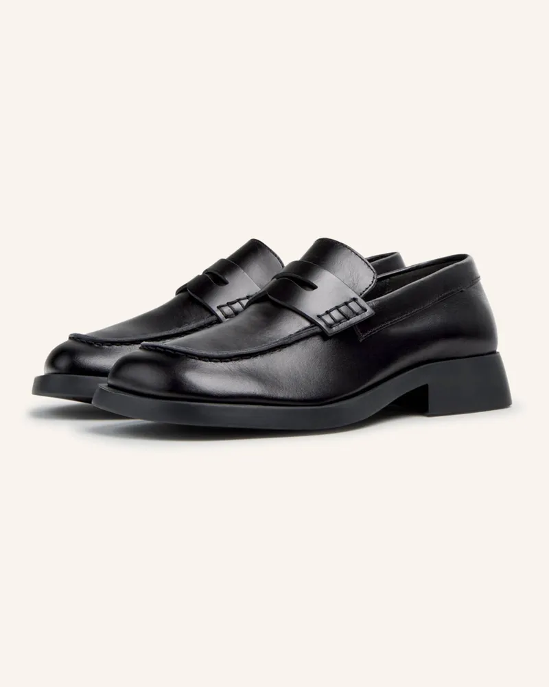 Camper Mokassins Donna Twins schwarz Schwarz