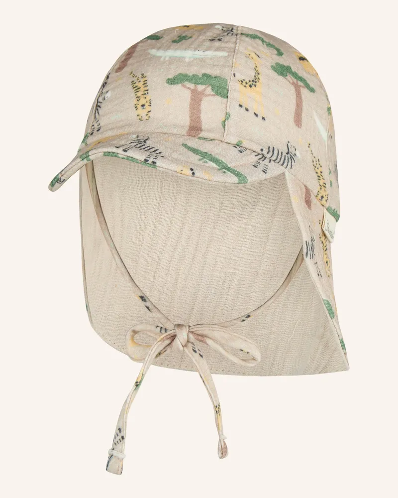 Sterntaler Schirmmütze Mit Nackenschutz Safari beige Beige