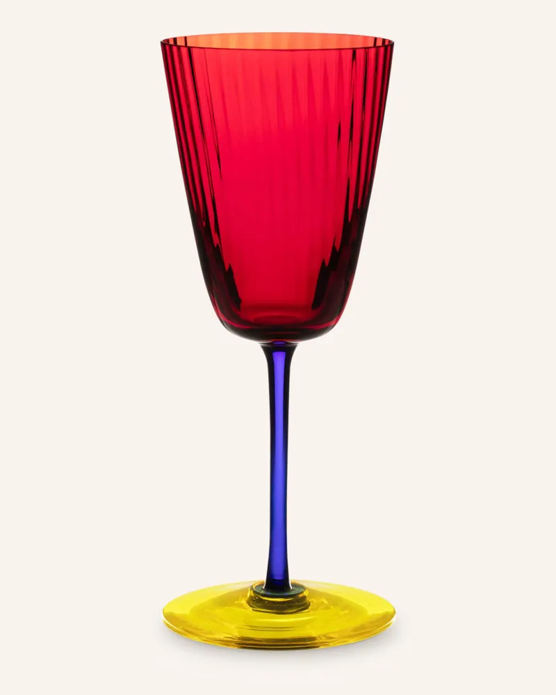 Dolce & Gabbana Casa Weinglas Carretto rot Rot