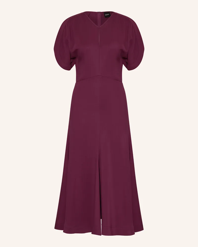 HUGO BOSS Kleid DENAZ mit Cut-out Dunkellila