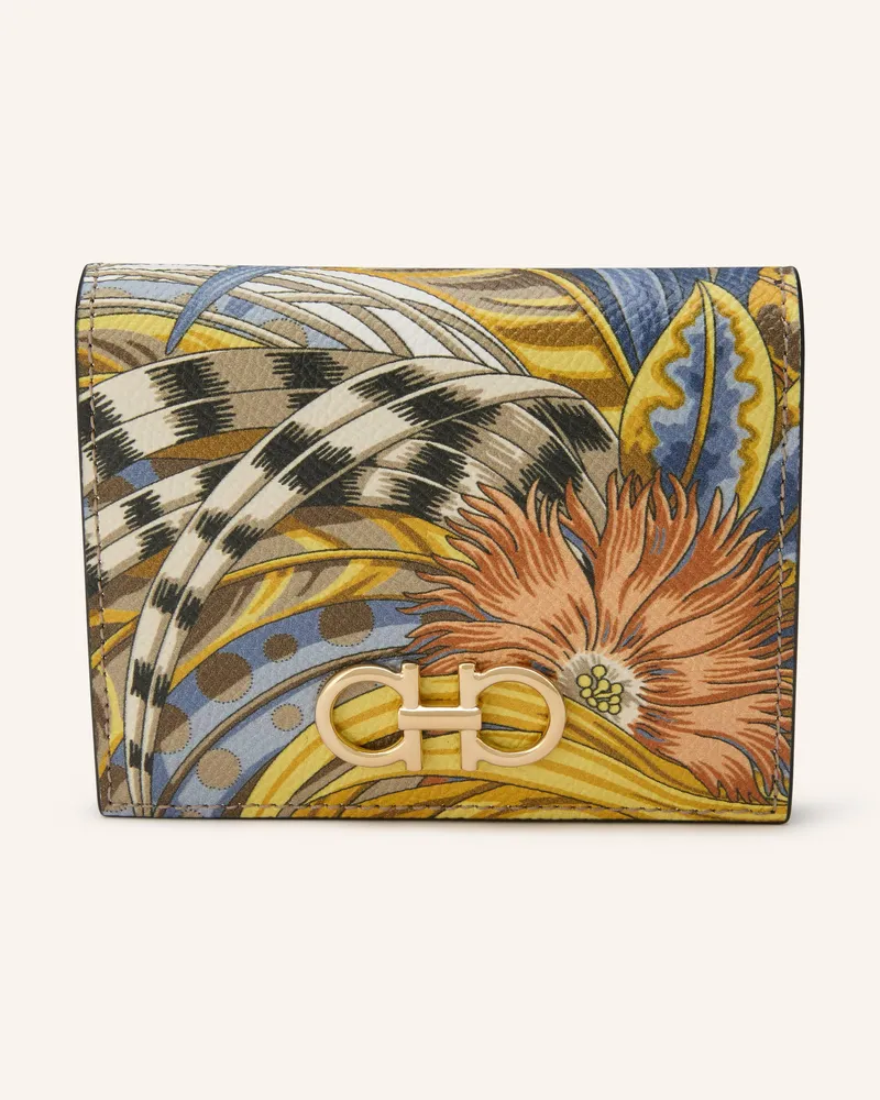 Ferragamo Geldbörse Gancini gelb Gelb