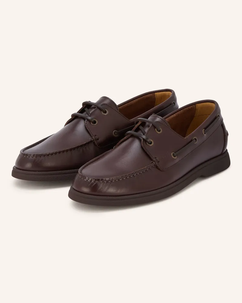 HUGO BOSS Bootsschuhe Sienne braun Dunkelbraun