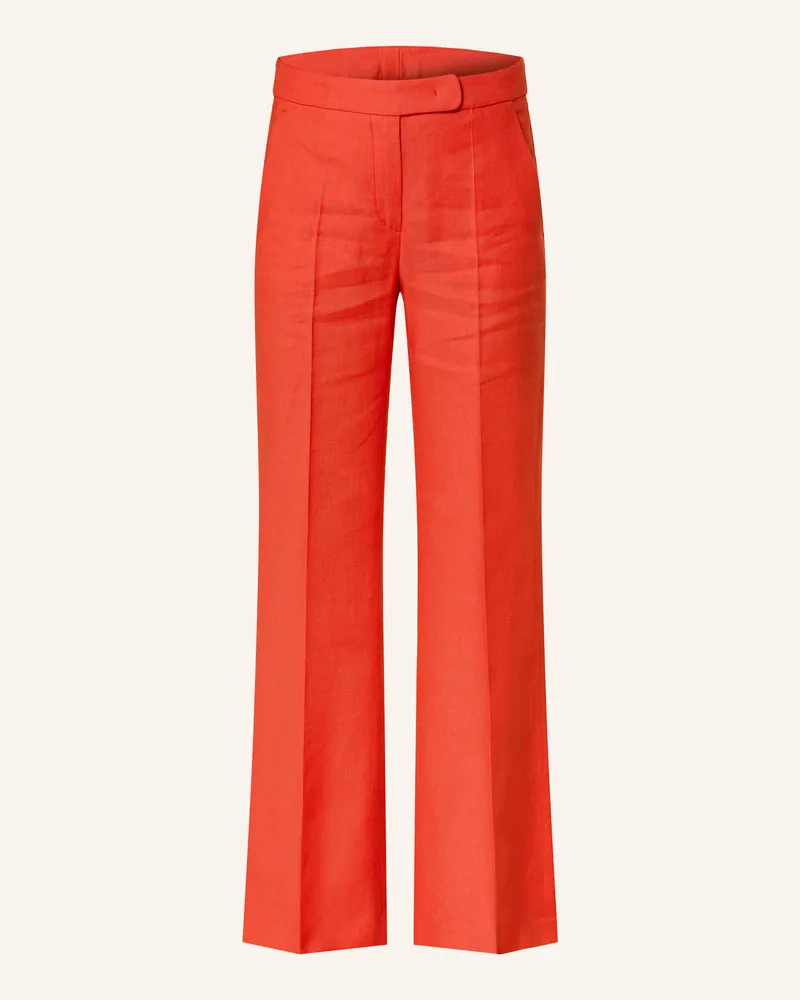 windsor. Marlenehose mit Leinen Hellrot
