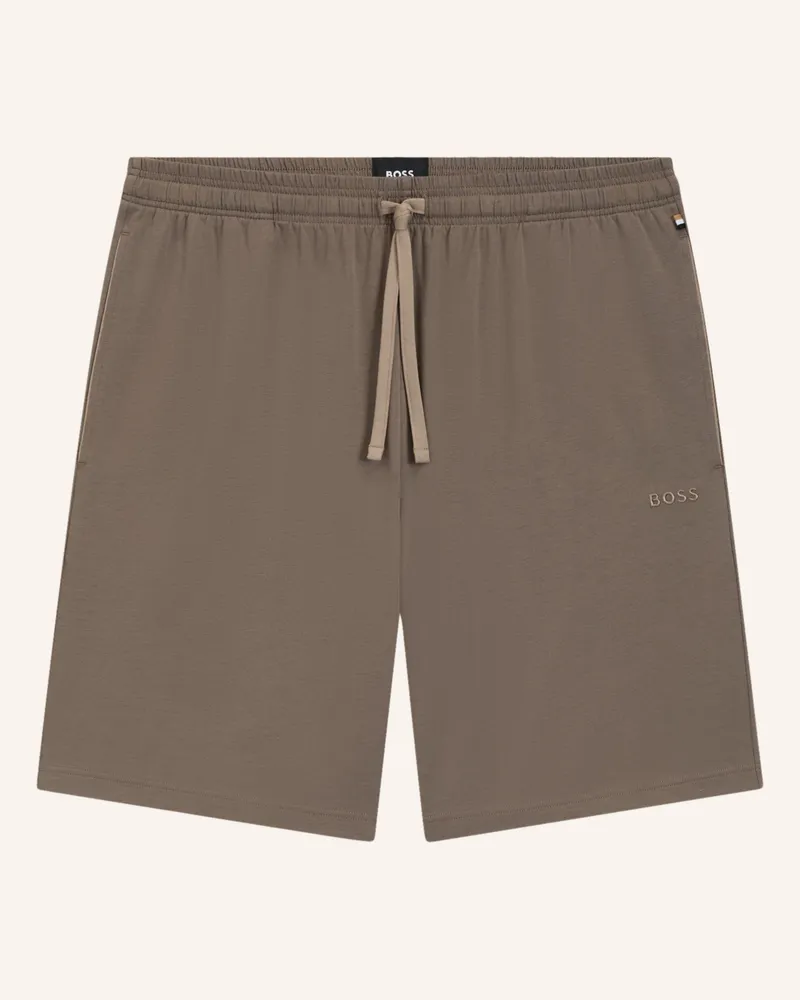 HUGO BOSS Loungewear Unterteil MIX&MATCH SHORT CW Braun