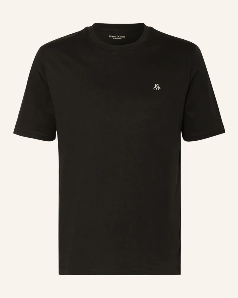 Marc O'Polo T-Shirt schwarz Schwarz