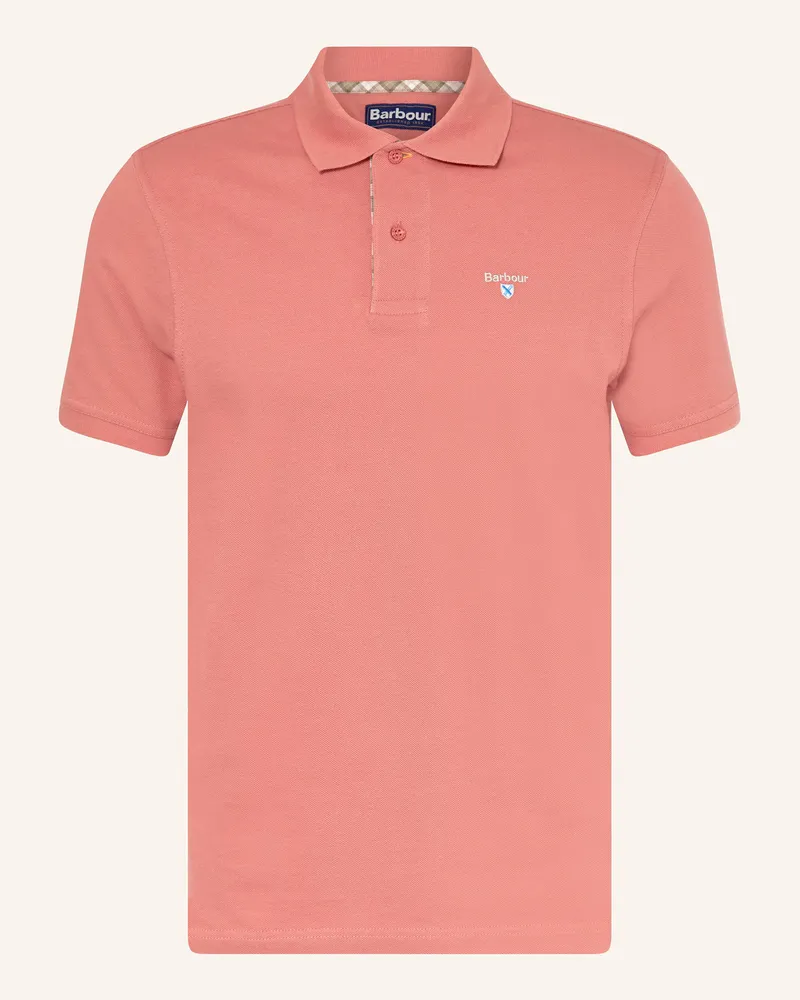 Barbour Piqué-Poloshirt Altrosa