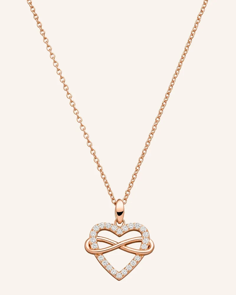 S.Oliver Halskette  Aus  925er Sterlingsilber rosegold Roségold
