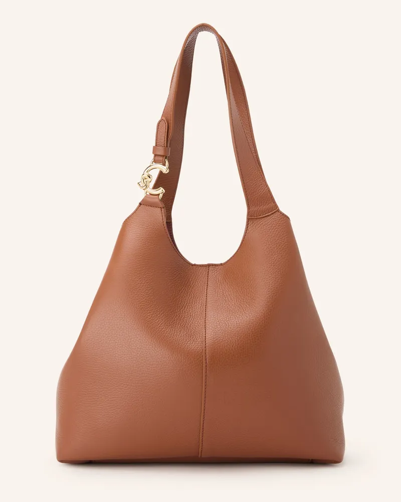 Coccinelle Shopper Mit Herausnehmbarer Pouch braun Cognac