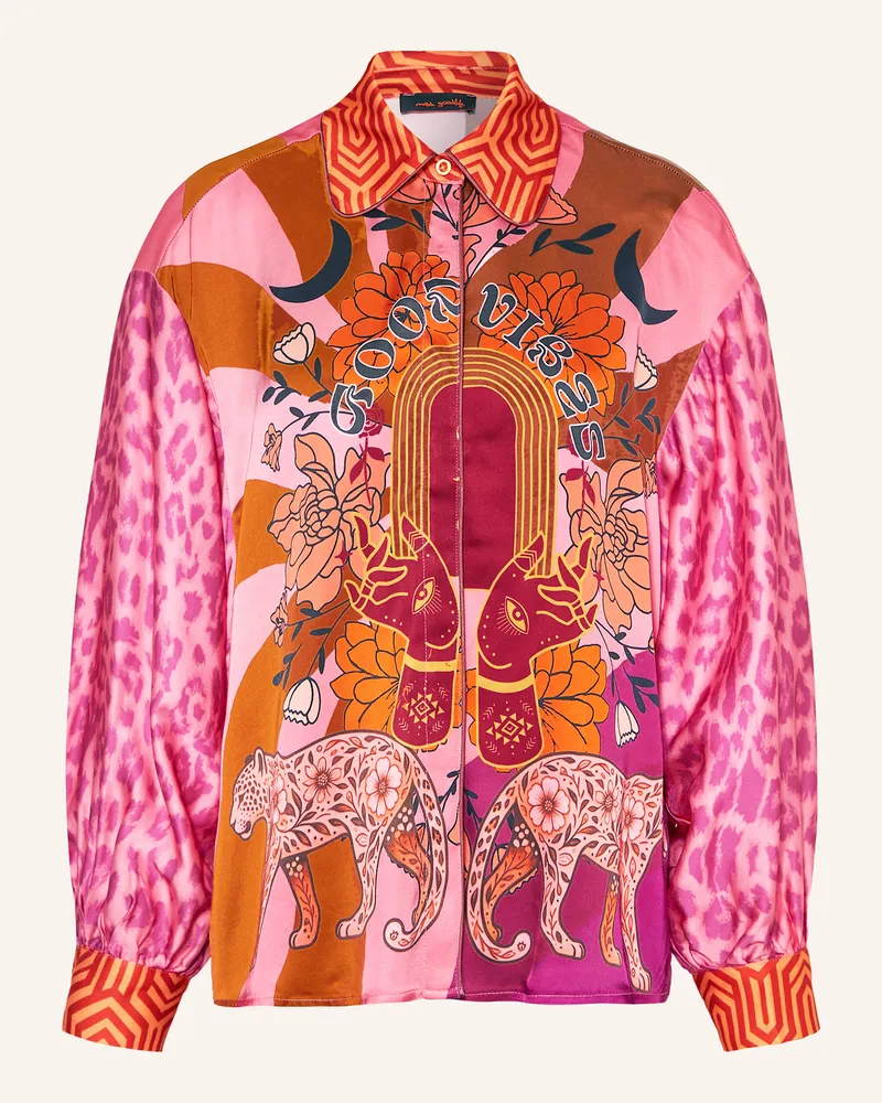 Miss Goodlife Hemdbluse MYSTICAL aus Satin Pink