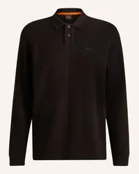 HUGO BOSS Piqué-Poloshirt PETE Regular Fit Schwarz