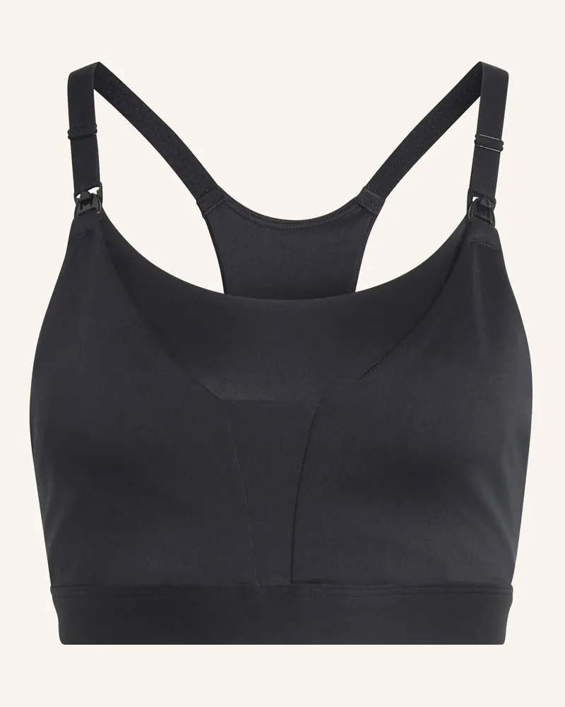 adidas Optime Workout Still-Bh, Mittlere Belastung schwarz Schwarz