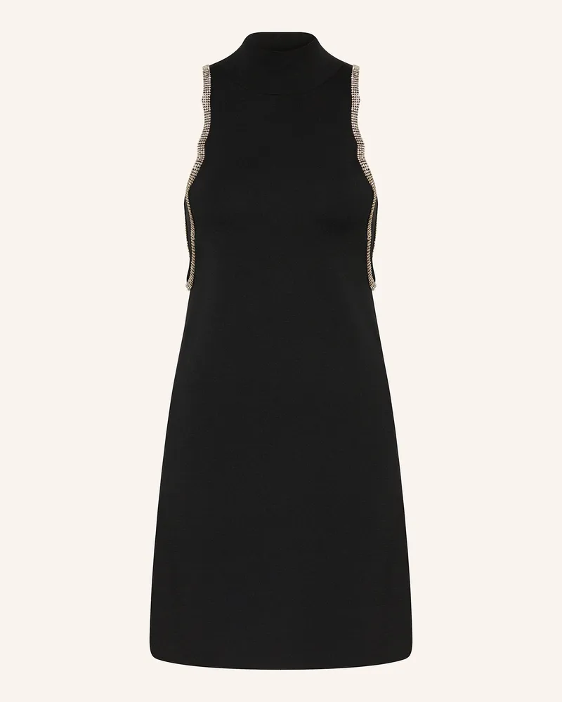 Liu Jo Kleid mit Schmucksteinen Schwarz