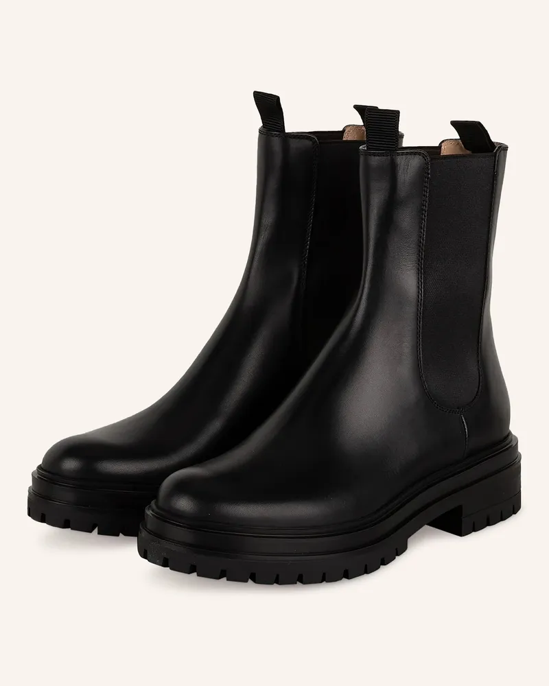 Gianvito Rossi Chelsea-Boots Schwarz