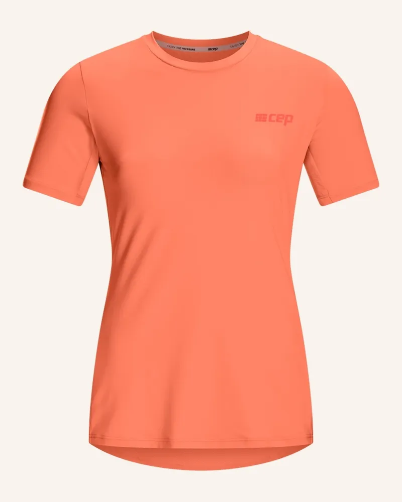 CEP Laufshirt The Run Short Sleeve orange Orange