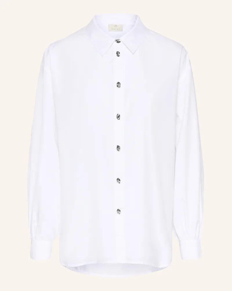 Kaffe Hemdbluse Kanoella weiss Weiss