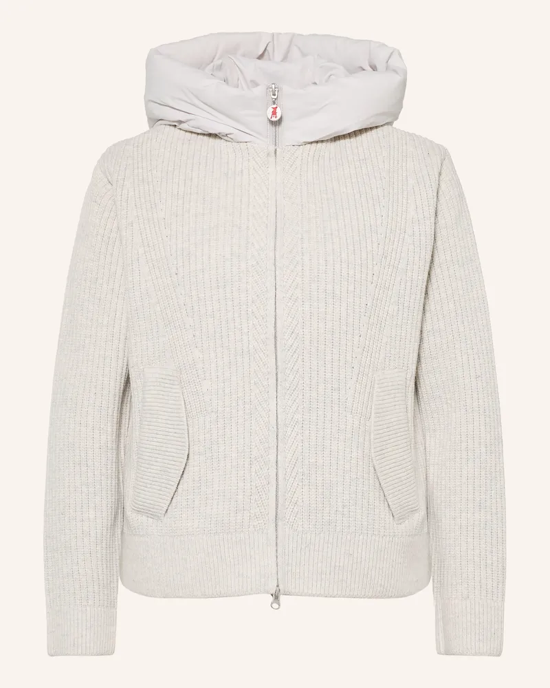 Frieda & Freddies Jacke Rieke Neo Im Materialmix grau Hellgrau