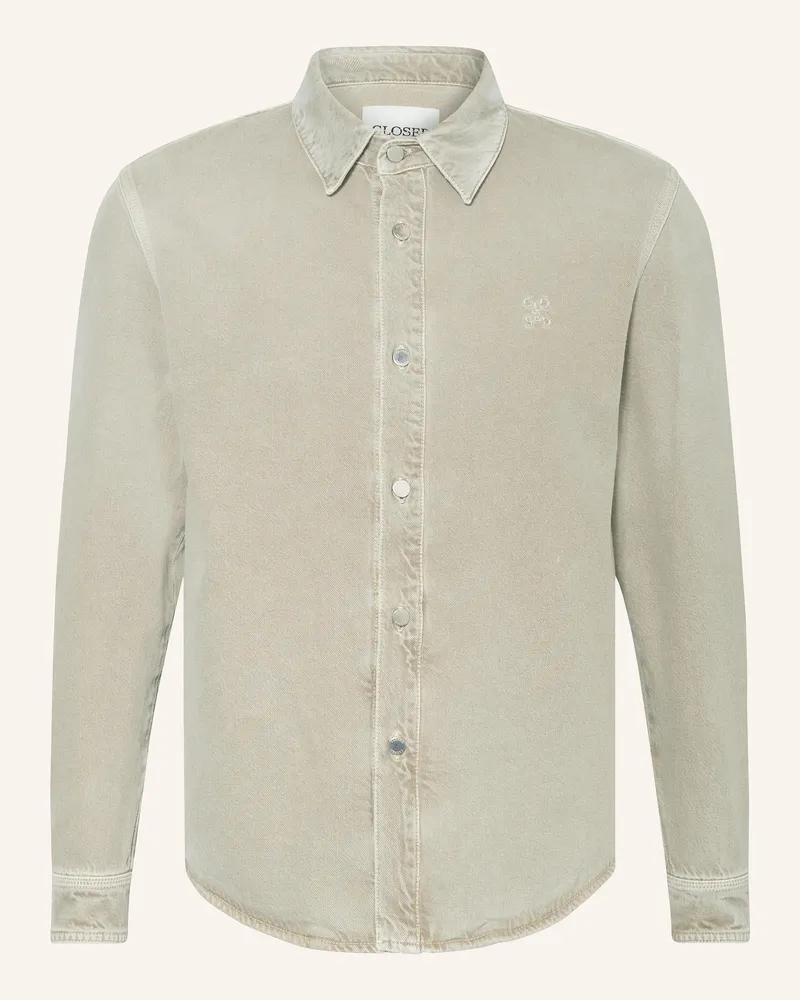 Closed Jeanshemd Comfort Fit Hellgrün