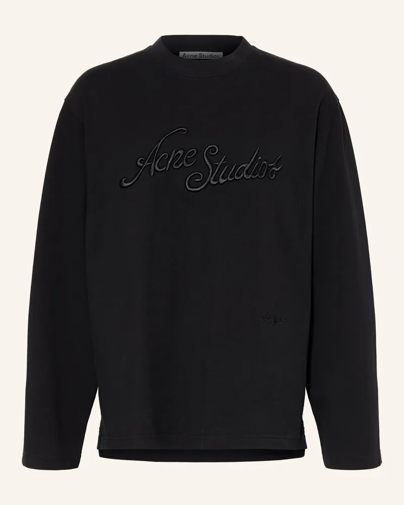 Acne Studios Longsleeve schwarz Schwarz
