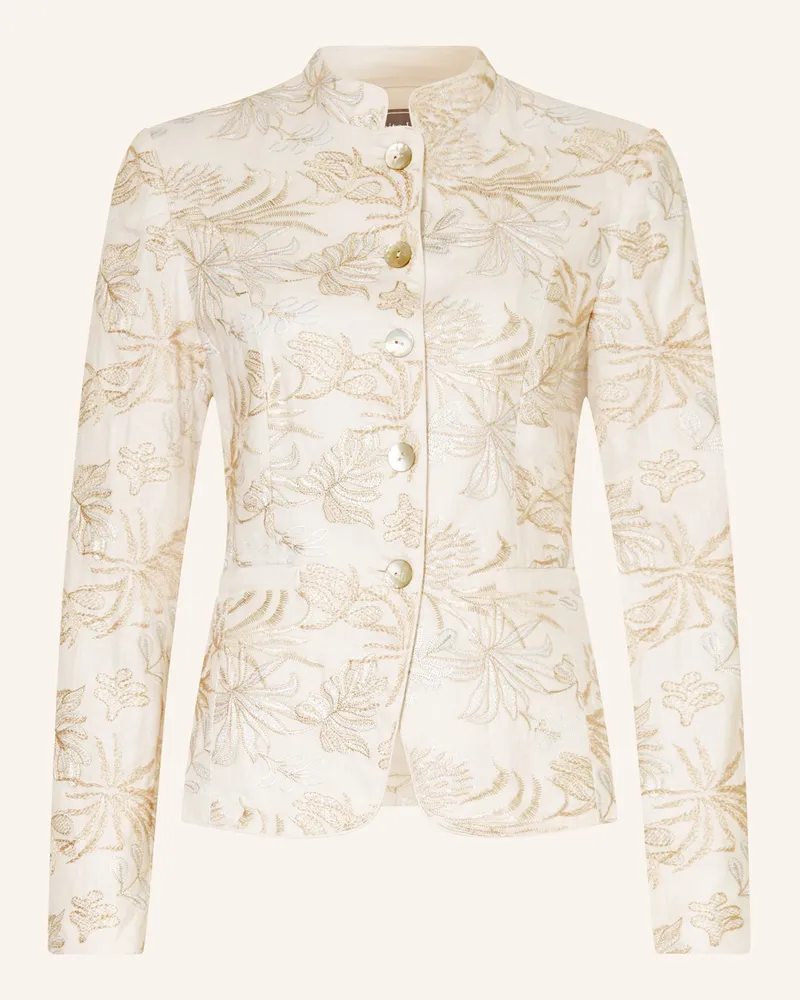 White Label Leinenjanker Ecru
