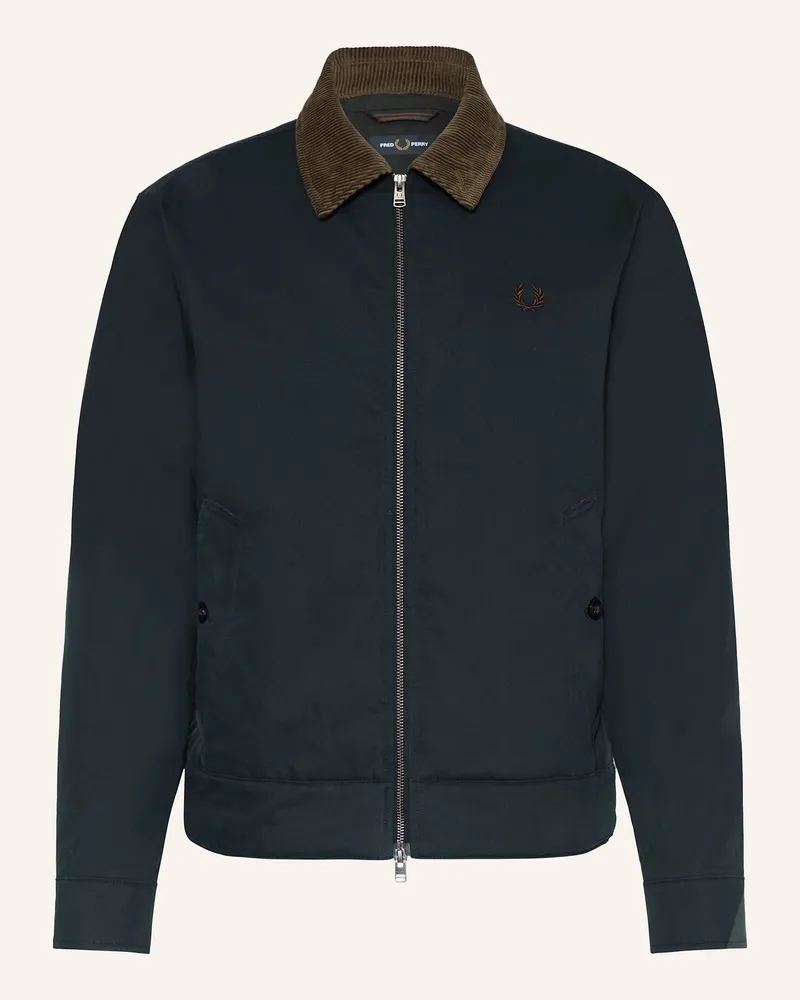 Fred Perry Jacke Dunkelblau