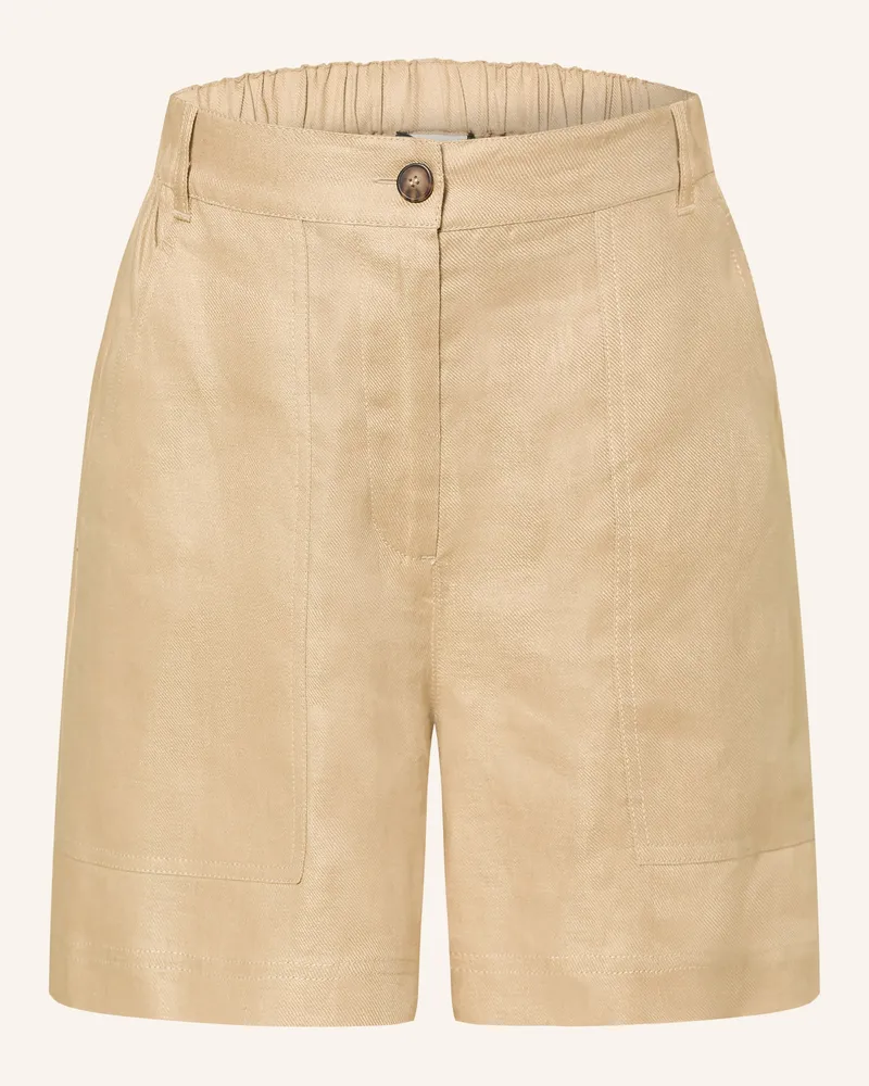 Max Mara Leinenshorts Iveletta beige Camel