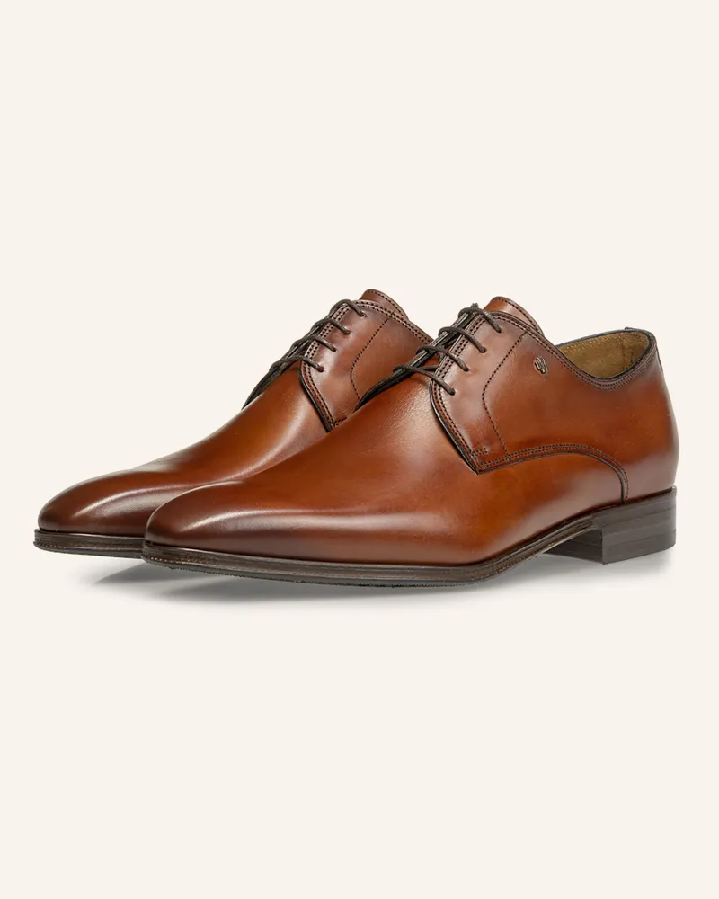 Floris van Bommel Schnürschuh Raffa 03 braun Cognac