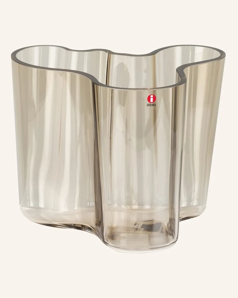 iittala Vase Alvar Aalto beige Orange