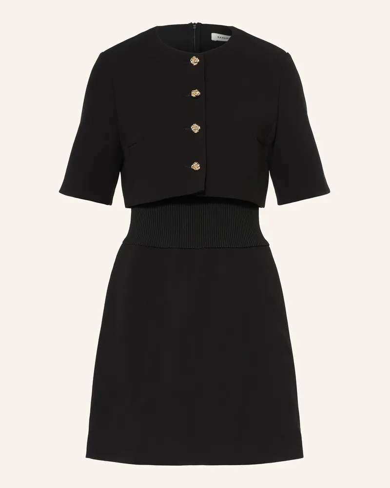 Sandro Kleid schwarz Schwarz