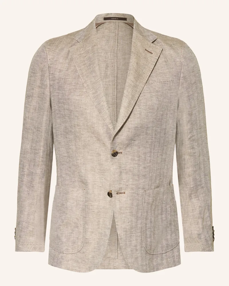 windsor. Leinensakko Giro Shaped Fit beige Beige