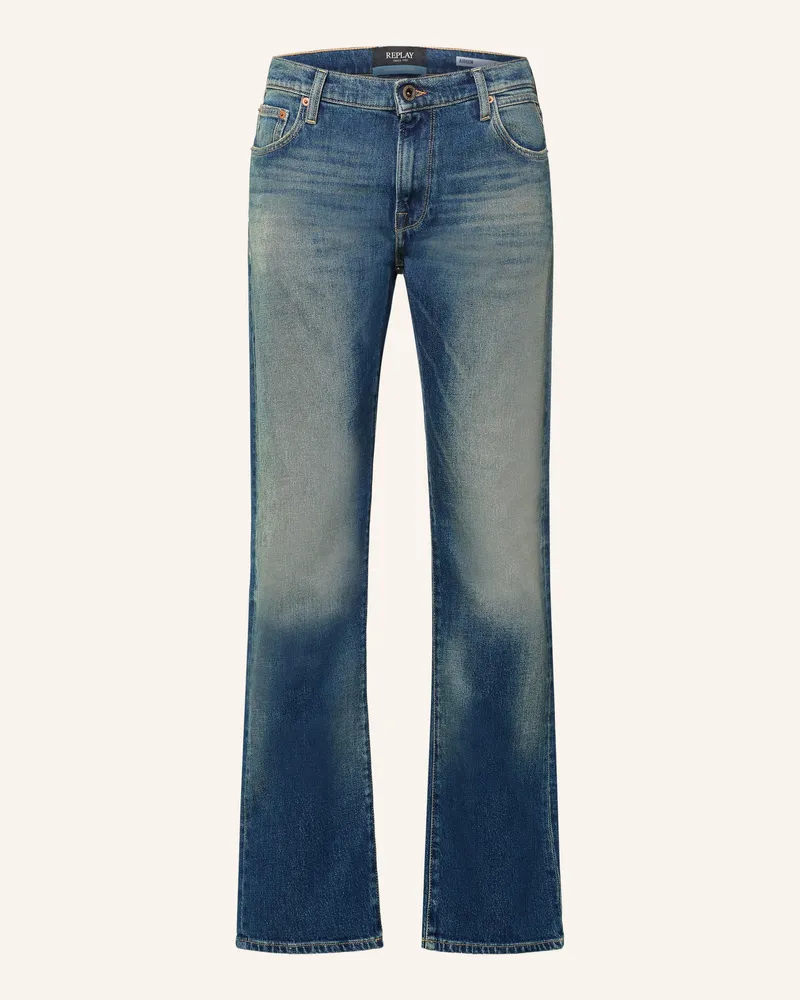Replay Jeans Aideen Straight Fit blau C007