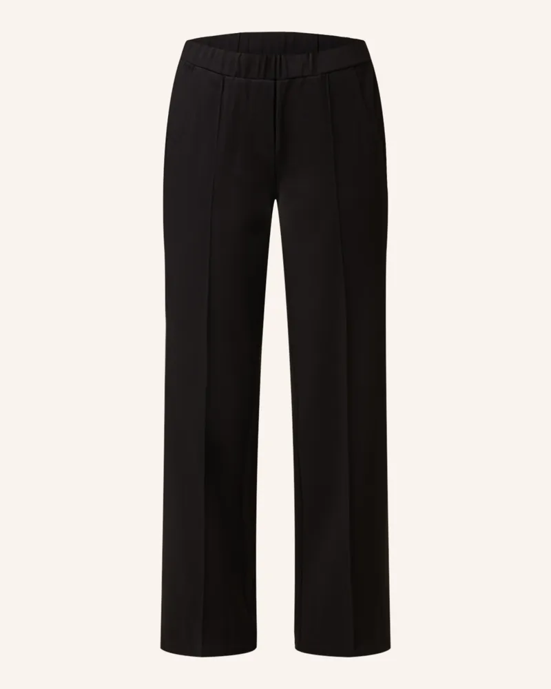 CATNOIR Marlenehose aus Jersey Schwarz