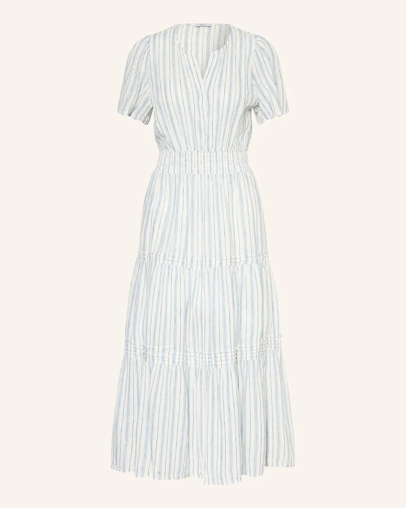 RAILS Kleid Cannes Mit Leinen blau Creme