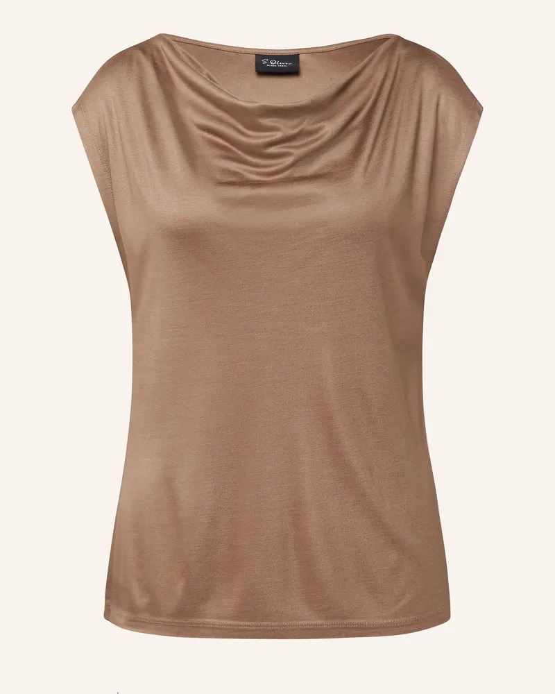 S.Oliver T-Shirt braun Braun