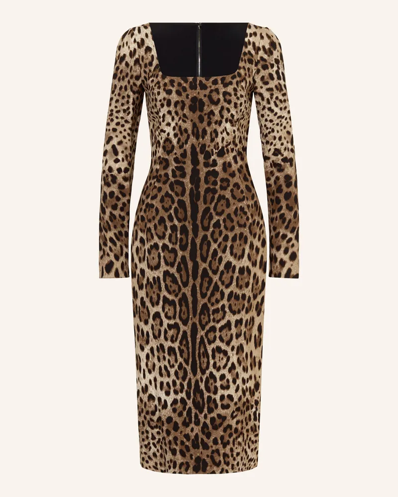 Dolce & Gabbana Etuikleid Braun