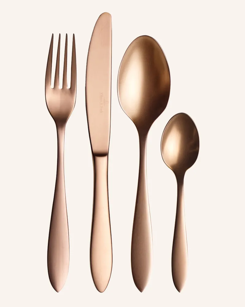 Villeroy & Boch Tafelbesteck 16tlg. MANUFACTURE CUTLERY Dunkelrot
