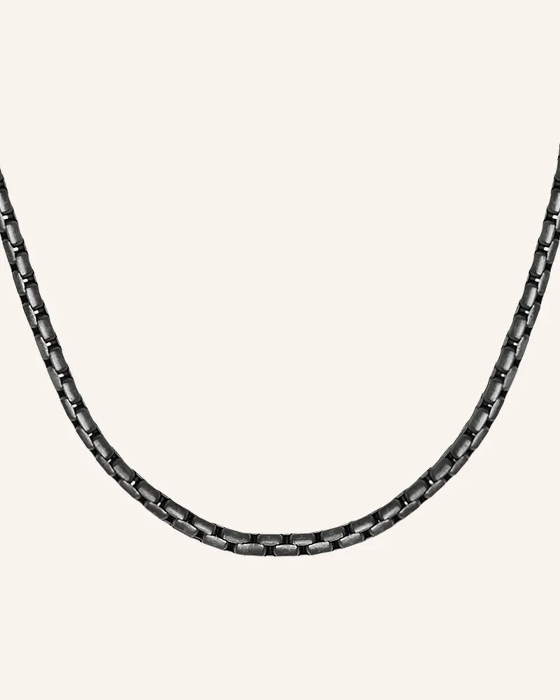 S.Oliver Halskette  aus  Edelstahl Grau