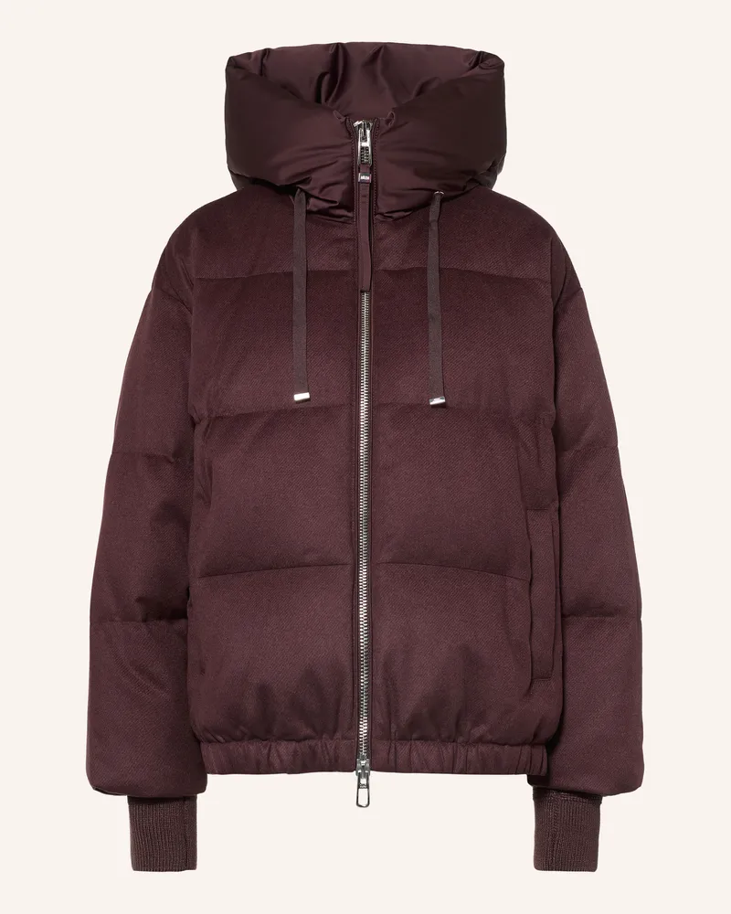 DUNO Daunenjacke Heka rot Dunkelrot
