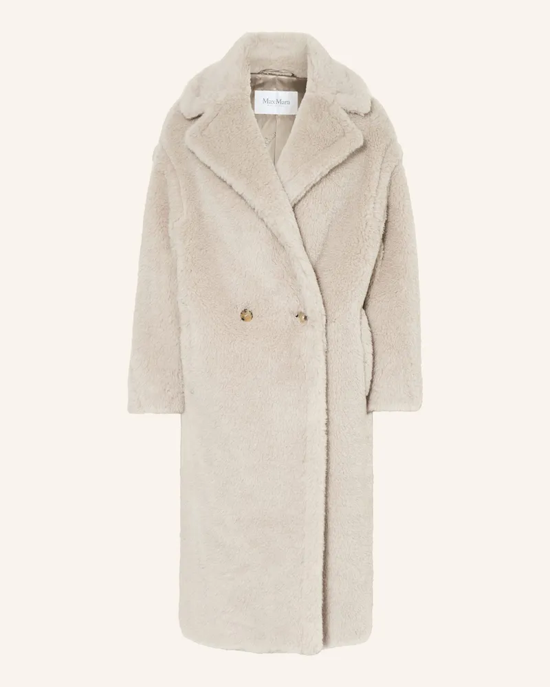 Max Mara Kunstfell-Mantel Tedgirl Mit Alpaka beige Beige
