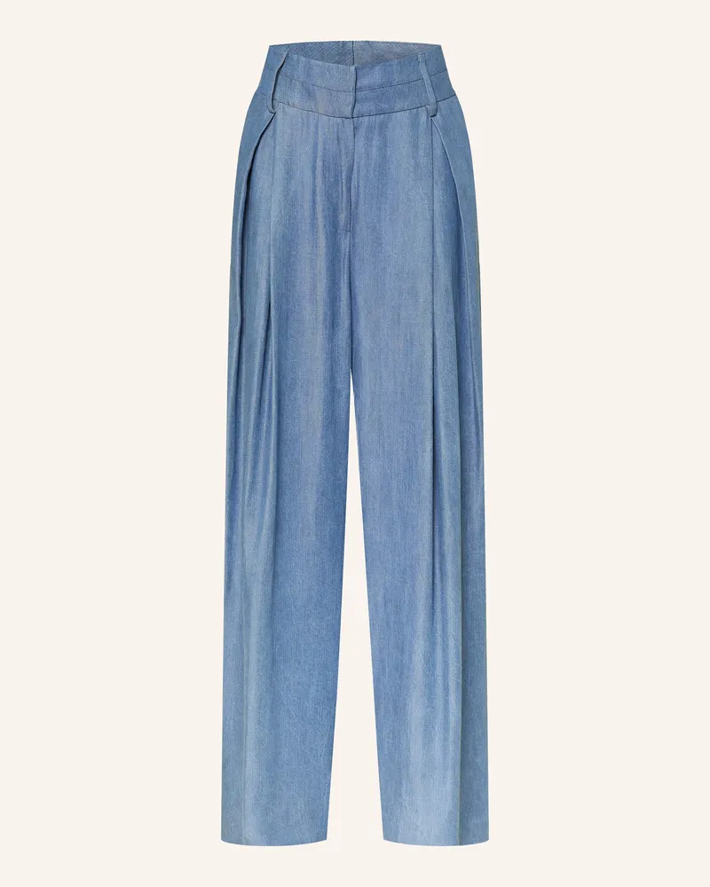 SEM PER LEI Wide Leg Jeans Blau