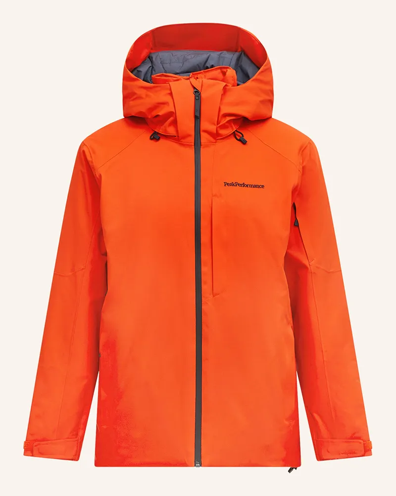 Peak Performance Skijacke Maroon Hipe® Insulated orange Rot