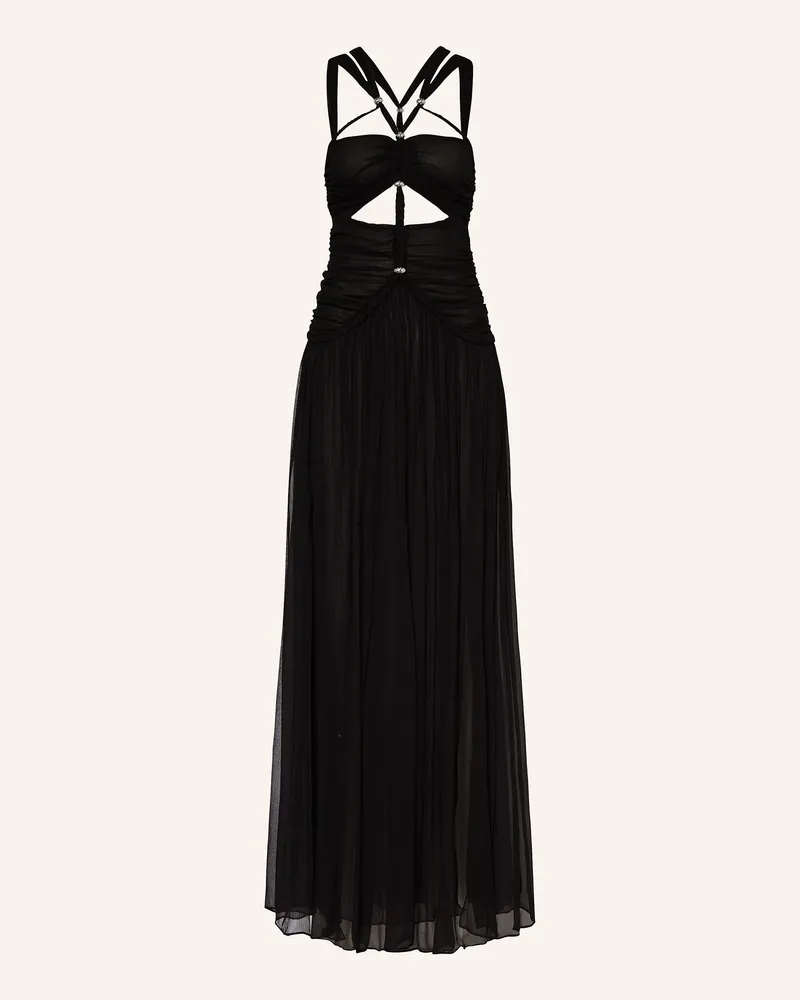 Isabel Marant Seidenkleid RAFAEL mit Cut-outs Schwarz