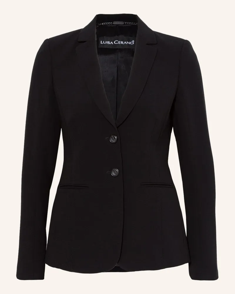 Luisa Cerano Blazer schwarz Schwarz